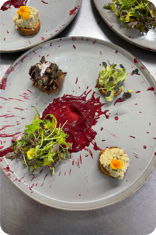 Assiette 100% végétale à La Pensée Sauvage